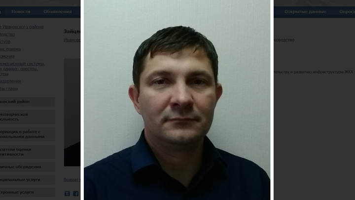 Суд заключил под стражу заместителя главы Ивановского района Николая Зайцева