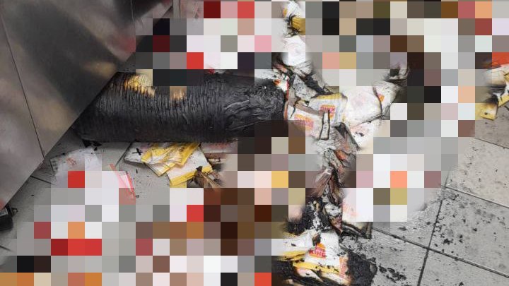 В ТЦ Небо вспыхнул пожар в одном из кафе