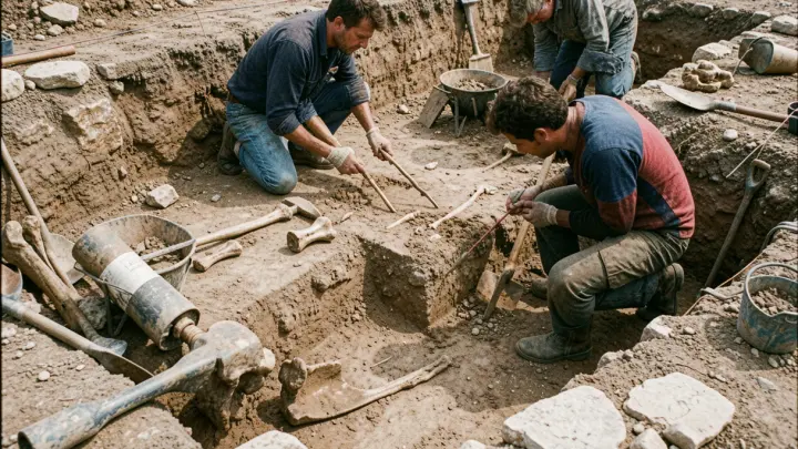 На территории нижегородского кремля обнаружили некрополь XVII века