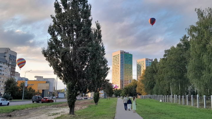 Воздушный шар внепланово приземлился в Нижнем Новгороде