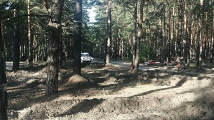 В Кургане выставили блокпост на дороге к Голубым озерам