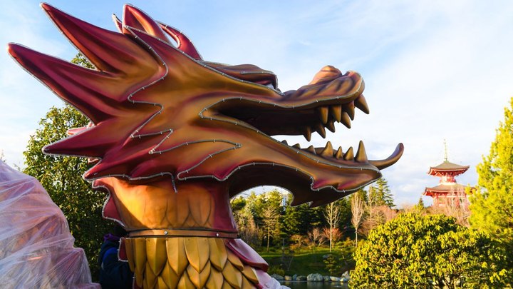 В Японском саду парка Галицкого откроют новый объект в виде дракона