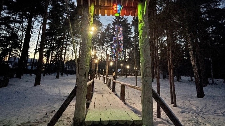 В городе Киржач Владимирской области возвели «Сладкий мост»