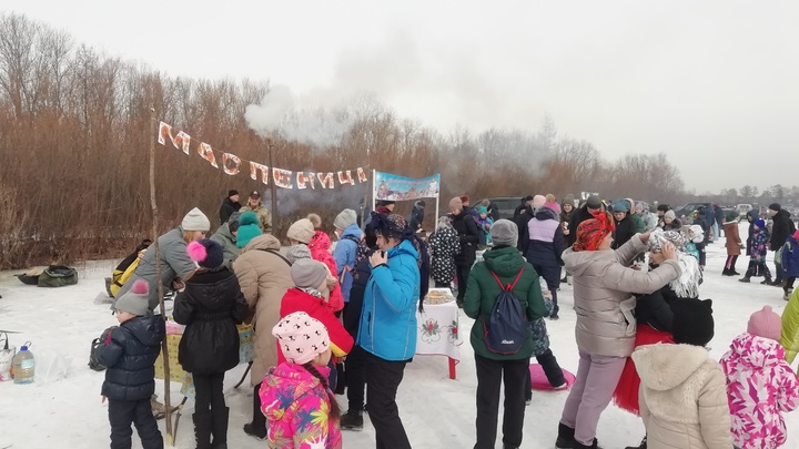 Баян остался цел, но зиму проводили достойно!