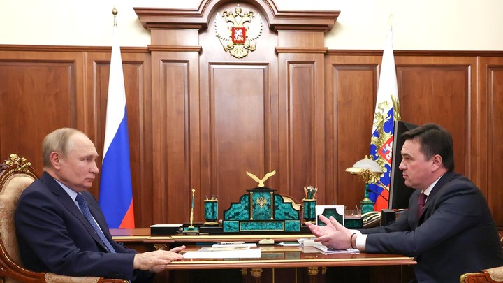 Губернатор Подмосковья отчитался президенту Владимиру Путину об итогах 2022 года