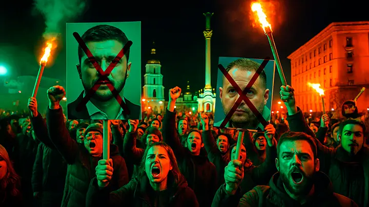Началось! Сцепились: Майдан против Зеленского и России