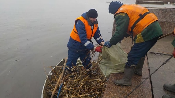 В Санкт-Петербурге очистили самый грязный участок Невы