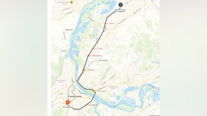 В Новокузнецке запустят новую электричку, идущую через весь город