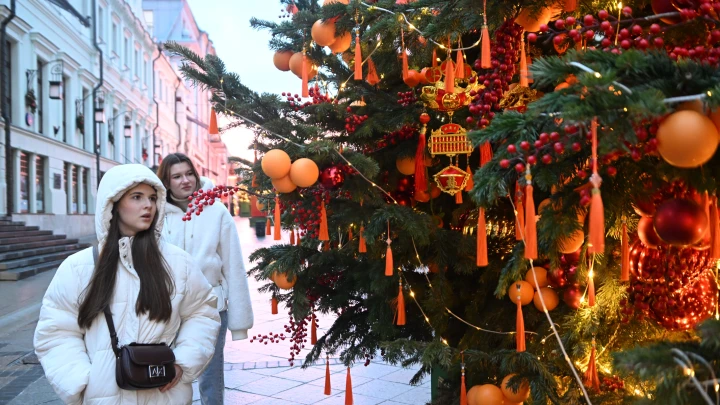 ВЦИОМ: 9 из 10 туристов в Москве зимой посещают новогодние площадки