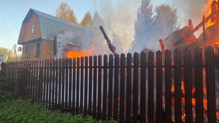 В Александровском районе на даче сгорела женщина