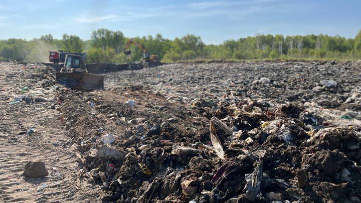 Ликвидация свалки в микрорайоне Пашино идёт по нацпроекту с опережением графика