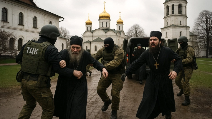 Отобрали кадило и сунули в руки автомат: На Украине началась насильная мобилизация монахов и священников. Примеры поражают