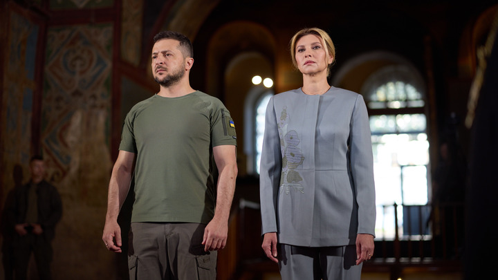 Жена Зеленского пожаловалась, что украинский президент больше не живёт с ней