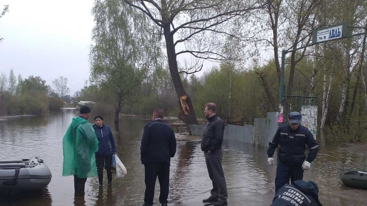 В Сормове затопило сады: жители отказываются от эвакуации