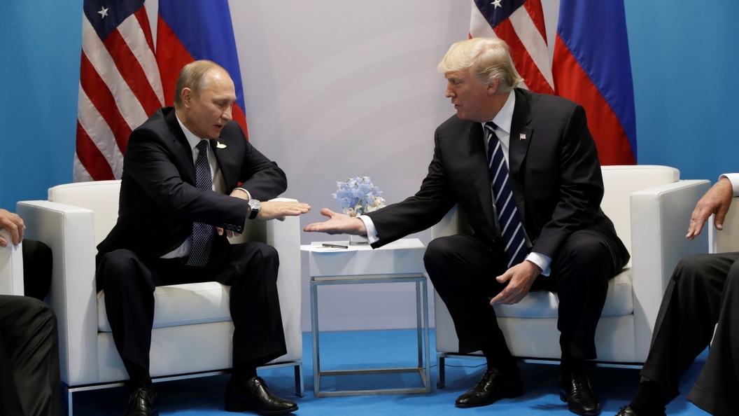 Переговоры Путина и Трампа заняли 2 часа 15 минут Переговоры Путина и Трампа заняли 2 часа 15 минут