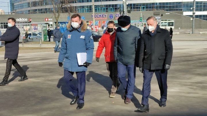 Территорию у метро «Проспект Большевиков» в Петербурге благоустроят за 118 миллионов рублей
