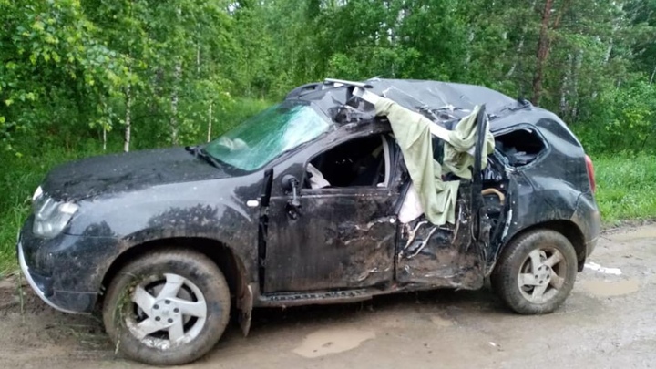 Пассажирка внедорожника «Рено» погибла в ДТП под Новосибирском