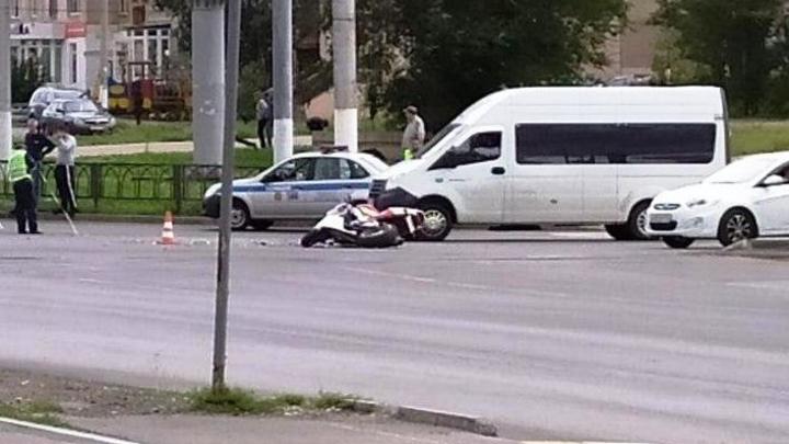 В Магнитогорске байкер дважды побывал в ДТП за один день