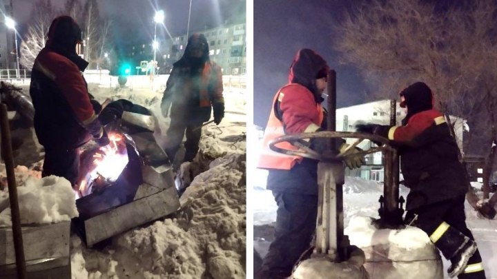 Трубопровод воздушной тепломагистрали был поврежден автомобилем в Кемерове
