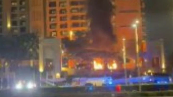 Рядом с домом: Девушка Павла Дурова сняла на видео последствия удара в Дубае