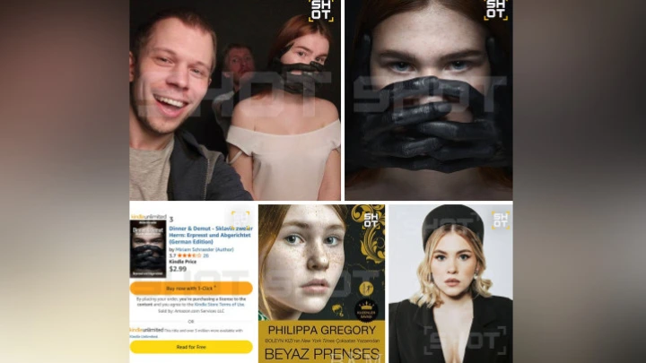 SHOT: девушка обнаружила свои школьные фото на обложке эротической книги