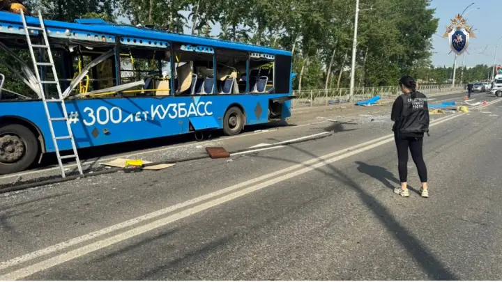 Уголовное дело возбуждено в Кемерове из-за взрыва газового баллона в автобусе
