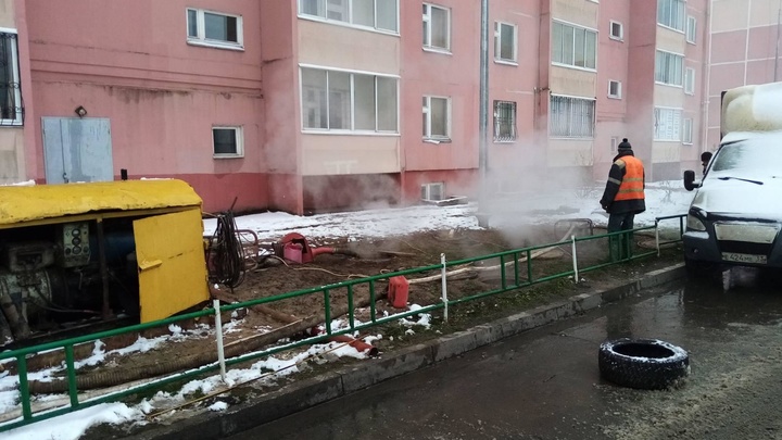 В Иванове без тепла остались 23 многоквартирных дома, два детсада и школа в микрорайоне «Московский»