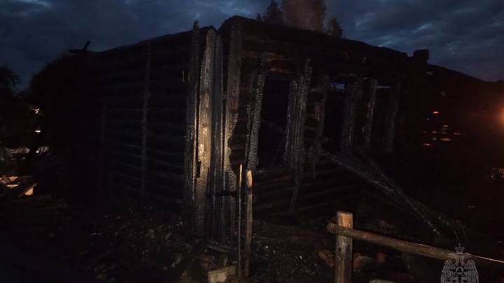 В Ивановской области на пожаре в деревне Клочково погиб человек
