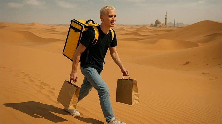 Есть шанс, что меня купят: Милохин работает курьером в ОАЭ и унижается перед богатыми дядями — вот что он творит