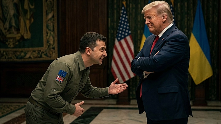 Ничья, которая за Зеленским: Кивает головой, ожидая, когда Трампу подрежут крылья