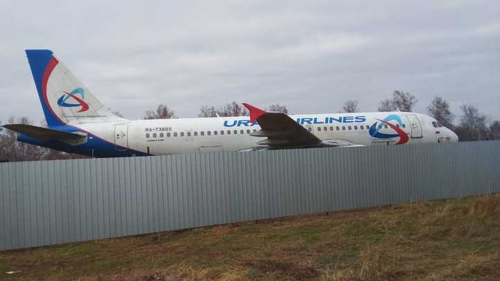 Определена судьба севшего в пшеничном поле самолёта Уральских авиалиний