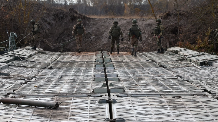 В Курской области опубликовано видео с украинским «коридором» для защиты от дронов