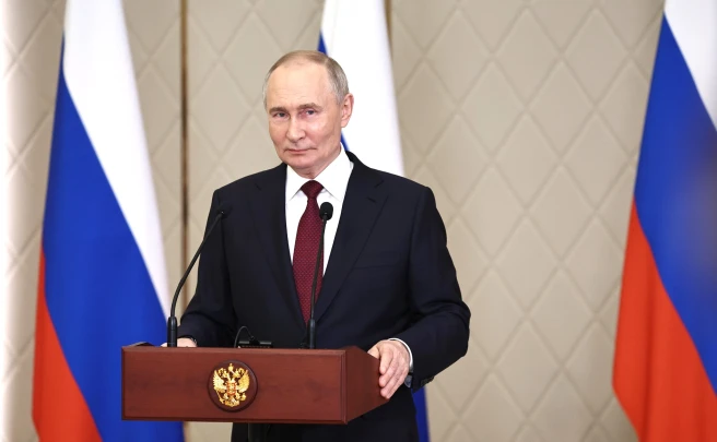 Путин пошутил о прогнозе погоды в ответ на вопрос о целях Орешника в Киеве