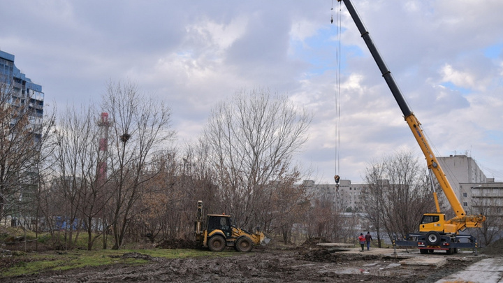 В Краснодаре на Байбакова возводят школу на 1500 мест