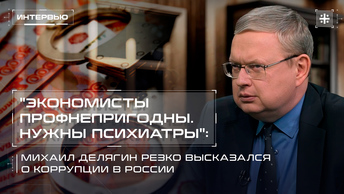 Экономисты профнепригодны. Нужны психиатры: Михаил Делягин резко высказался о коррупции в России