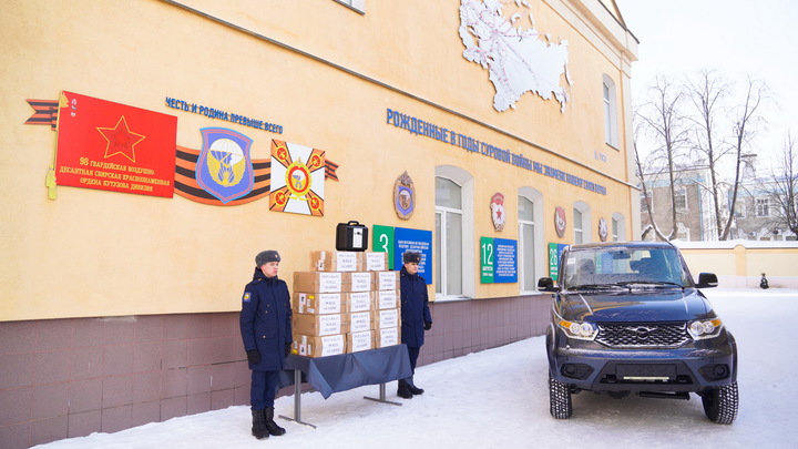 Губернатор передал для ивановских десантников в зону СВО УАЗ и квадрокоптеры