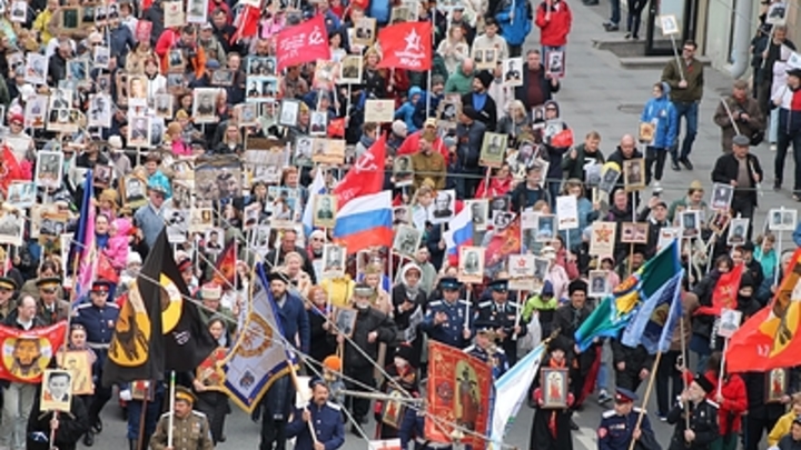 Новые Герои Русского мира прошли маршем в Бессмертном полку