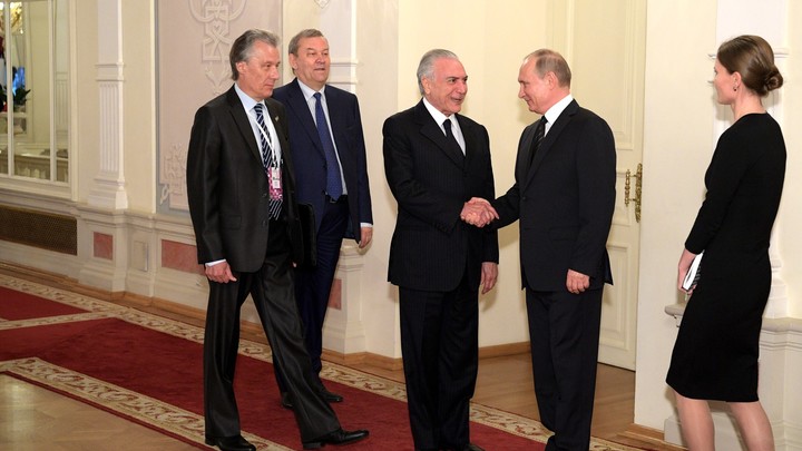 Путин - Темеру: Бразилия - важнейший партнер России