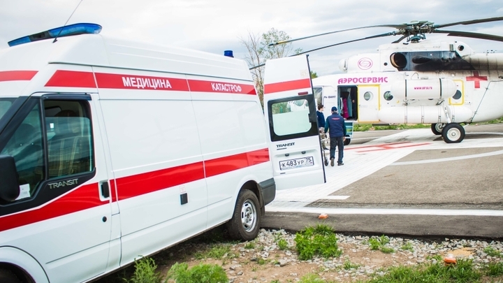 10 пациентов эвакуировала санитарная авиация из-за паводка в Забайкалье