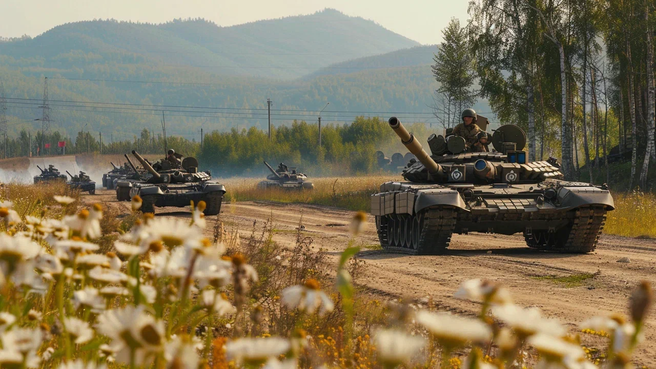 Курское кольцо сжимается: Колонны жгут на марше. Элита на танках пошла на прорыв