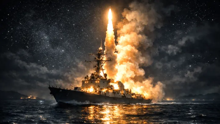 Иранские ракеты топят американский эсминец? Если это так, то всё очень серьёзно