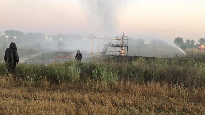 В Славянском районе произошла авария на газовой скважине