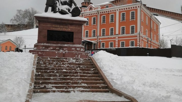 Нижний Новгород временно стал единственным городом с памятником Минину и Пожарскому