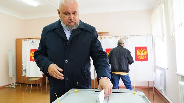 Сергей Цивилев проголосовал на выборах губернатора Кузбасса 8 сентября
