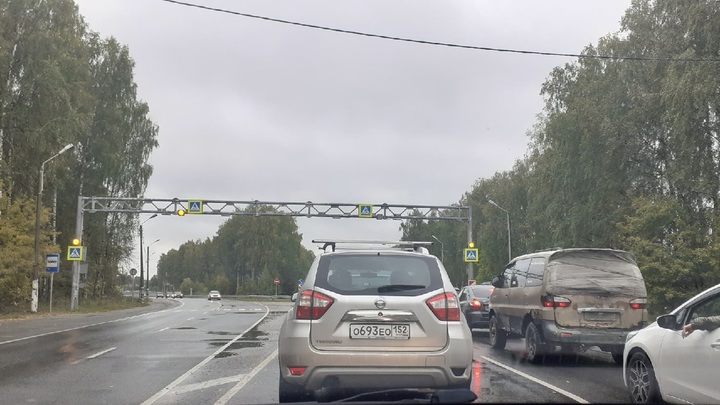 Полицейский УАЗ перевернулся между Нижним Новгородом и Бором