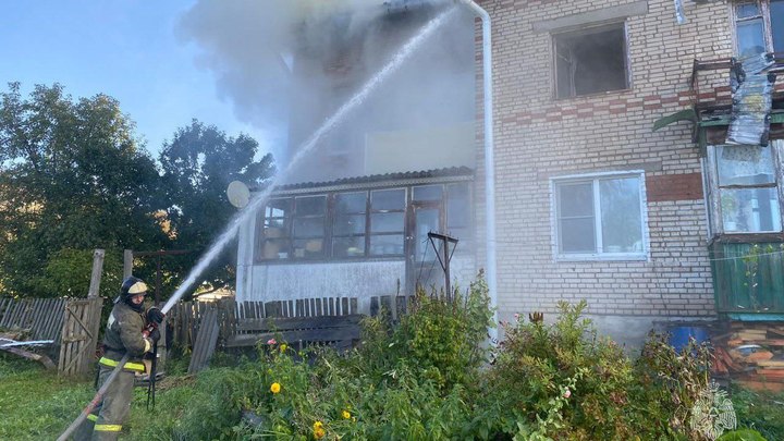 В Вязниковском районе в своей квартире сгорела 55-летняя женщина