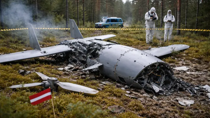 В Латвии найдены обломки беспилотника неизвестного происхождения