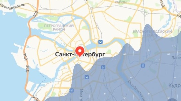 Кажется начинается шторм: сильный ветер и дожди окружают Петербург