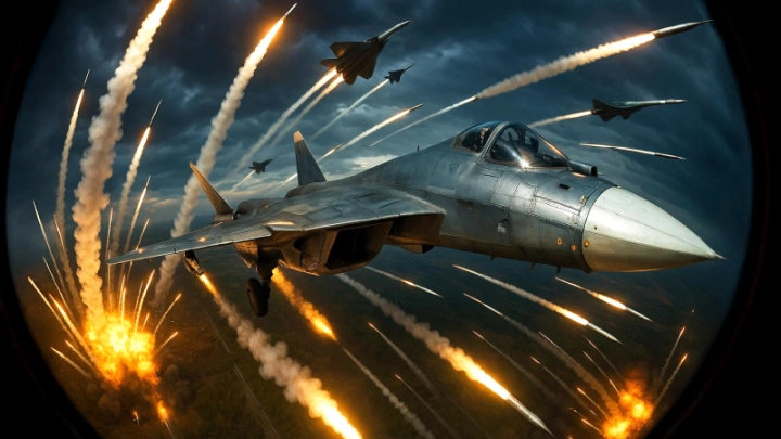 Отошёл!: Русский истребитель перехватил американский F-15. Видео распространяется в сети