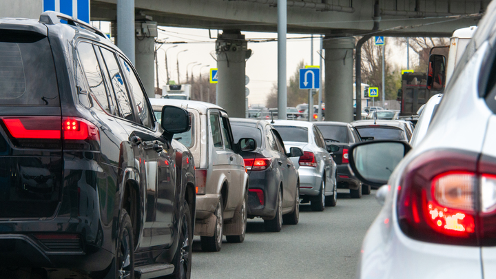 Движение транспорта перекрывали около Читы из-за пожара